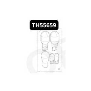 Bulb-set midipoint VII Thule 55659