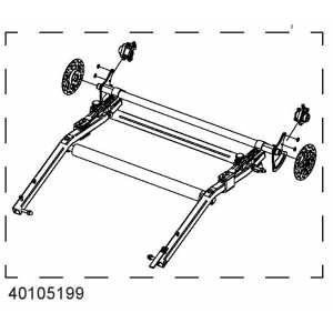 Kotoučová brzda, spodní rám CX2 40105199