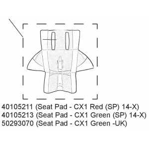 Podložka Red CX1 40105211