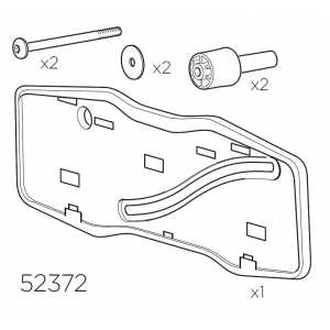 Plastový rámeček Thule 52372 k 931