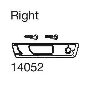 Thule Cover locker cylinder right 14052