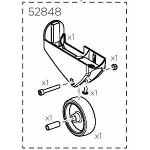 Přepravní kolečko levé Thule 52848