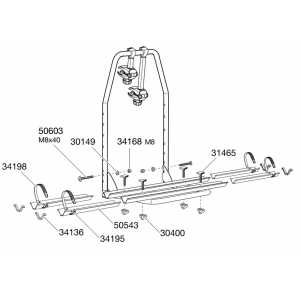 Pásek Thule 34198 k nosiči 9105/9106