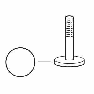 Thule T-Bolt M6 Round Head 52832