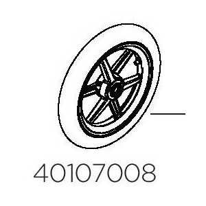 Thule Wheel Assembly 12" Front 40107008