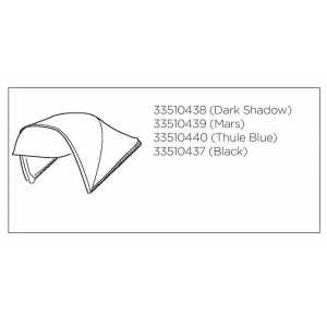 Thule Sun Shade Thule Blue 33510440