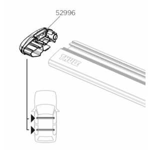 Koncovka Thule 52996 tyče Thule WingBar EVO - levá