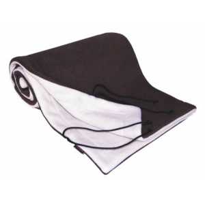 Deka Emitex Fleece tmavě hnědá/béžová