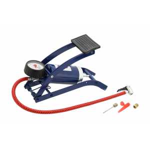 Hustilka nožní s manometrem jednopístová Compass 09151