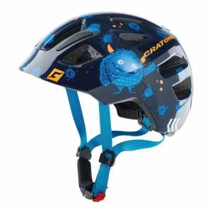Dětská helma Cratoni Maxster Monster Blue Glossy 2022 - S/M (51-56cm)
