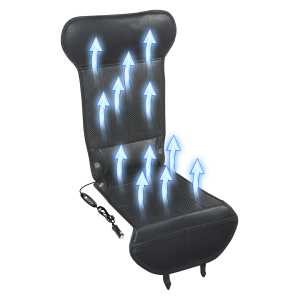 Compass Potah sedadla s ventilací 12V STRICK AIR black