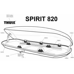 Thule 13819 zámková lišta