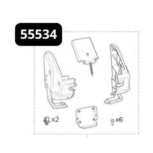 Tilt hub covers Thule 55534