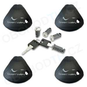 Náhradní krytky se zámky 4 ks Aurilis Freeline 4018800