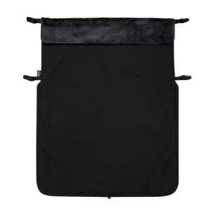 Nepadací deka JOMK Softshell Minky Smooth Black