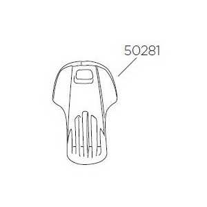 Plastový klíč Thule 50281 k nosiči lyží