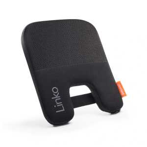 BabyAuto LINKO baby alarm chytré polstrování do autosedačky, black