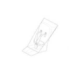 Sedák Magnetic Buckle Double Black Left - Thule Urban Glide 3 Double 55640